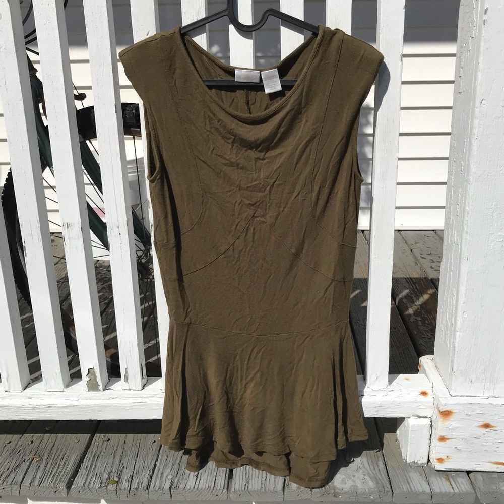 Peter Pan cut stretch cotton tunic shirt